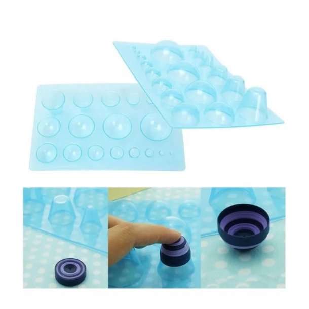 3D Quilling boble-skabelon 