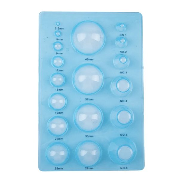 3D Quilling boble-skabelon 