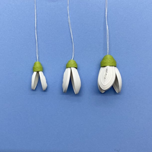 Ide-side 3D Quilling Vinterg�kker (med trin for trin fotos)