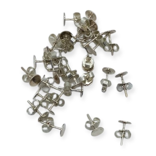 28 stk s�lvfarvet �restikkere