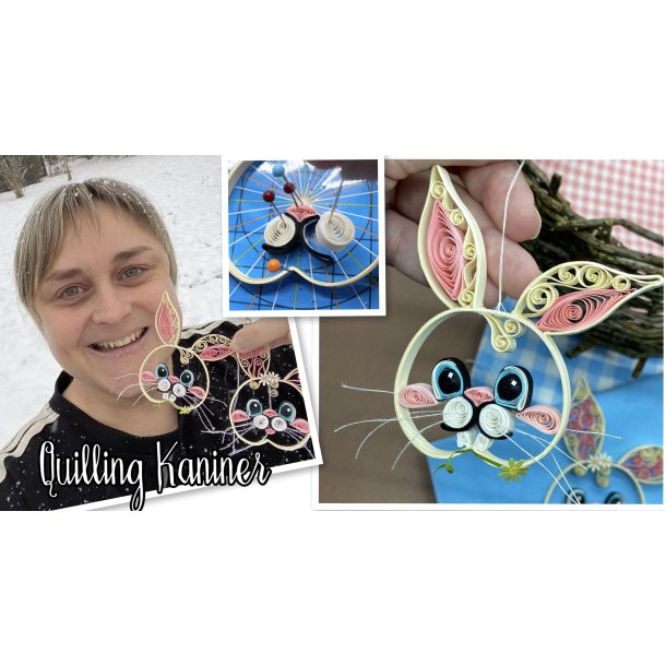 Instruktion Quilling Kaniner