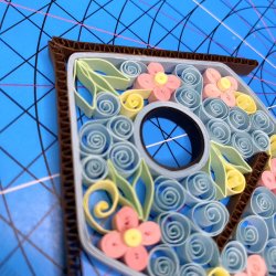 Instruktion Quilling Fuglehus