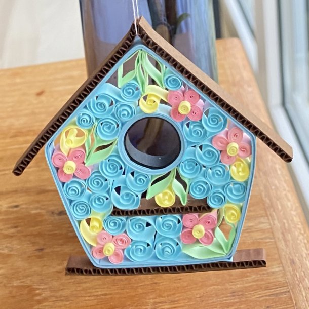 Instruktion Quilling Fuglehus