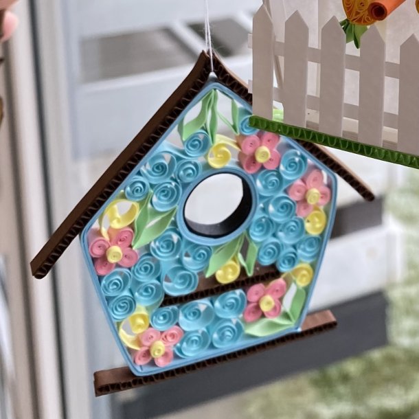 Instruktion Quilling Fuglehus