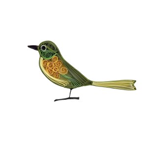 Modtag en mail med billede og ml p grn quilling fugl, (ikke instruktion)