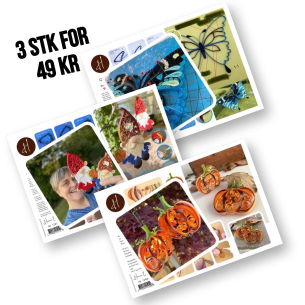 Efter�rstilbud: 3 quillinginstruktioner
