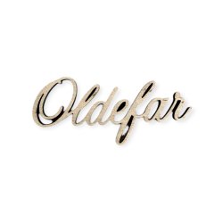 Laserskret tr-tekst Oldefar