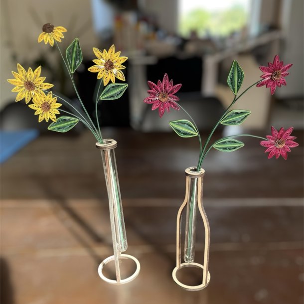 Ide-side Quilling Solhat (ikke instruktion) men med ml p.