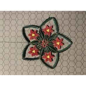 Ide-side Kristtorn mandala (ikke instruktion)