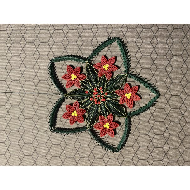 Ide-side Kristtorn mandala (ikke instruktion)