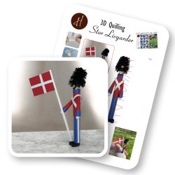 Ide-side 3D Quilling Stor Livgarder (med trin for trin fotos) 
