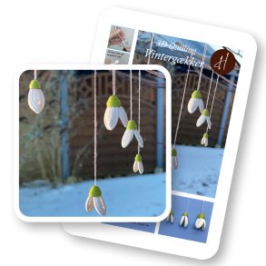 Ide-side 3D Quilling Vinterg�kker (med trin for trin fotos)