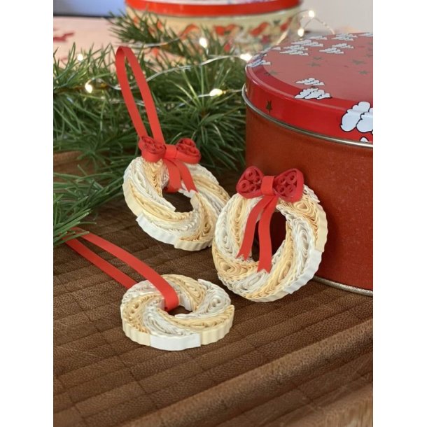 Instruktion Quilling Vaniljekrans med sljfe