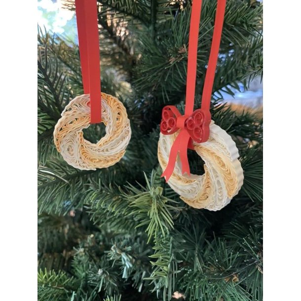 Instruktion Quilling Vaniljekrans med sljfe