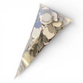 Gamer bordpynt, konfetti sort/s�lv