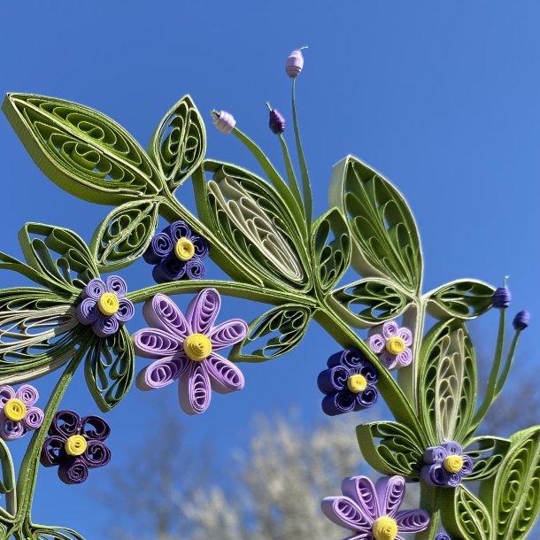 Instruktion Quilling Krans Britt Mari