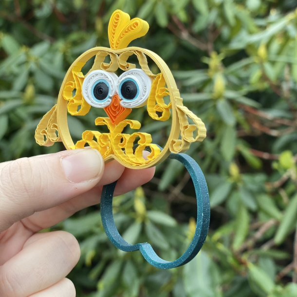 Instruktion Quilling Hne og Kylling
