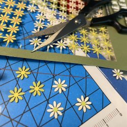 Laser-klippeark mini marguritter