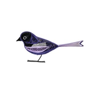 Modtag en mail med billede og ml p lilla quillingfugl (ikke instruktion)