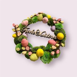 Laserskret tr-tekst Frohe Ostern