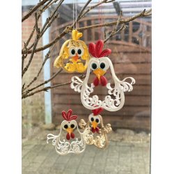 Instruktion Quilling Hne og Kylling