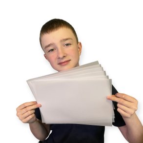 Nicklas tilbud 6 ark pergament A4