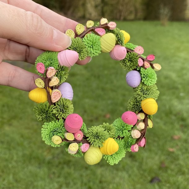 Instruktion Quilling P�skekrans