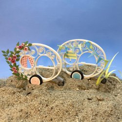 Ide-side Quilling Campingvogn (med trin for trin fotos) 