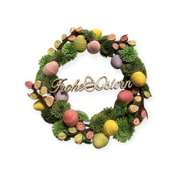 Laserskret tr-tekst Frohe Ostern