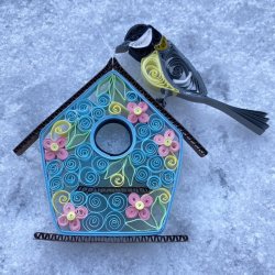 Instruktion Quilling Fuglehus