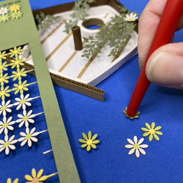 Laser-klippeark mini marguritter