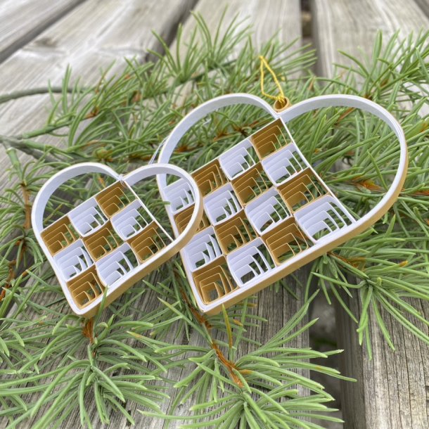 Modulvrktj Hjerte stor 9,3 cm