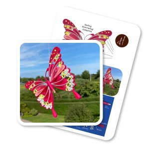 Ide-side Sommerfugl Josephine (ikke instruktion) men med ml p.