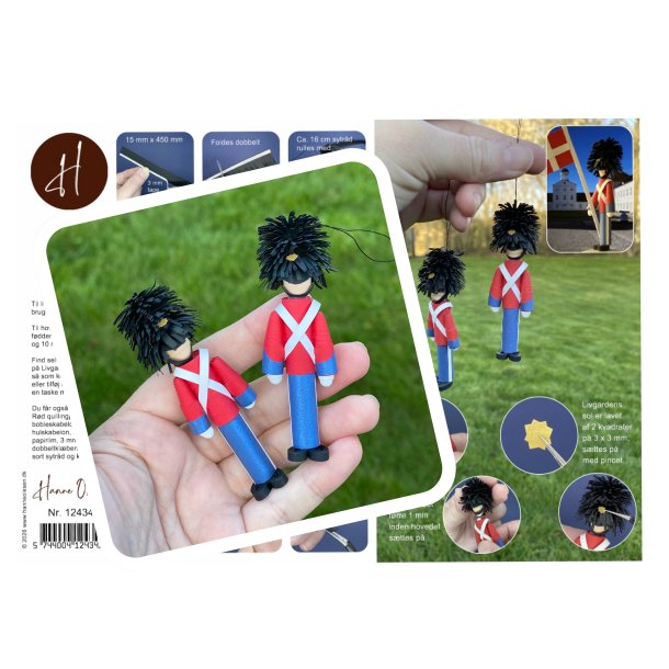 Instruktion 3D Quilling Livgarder