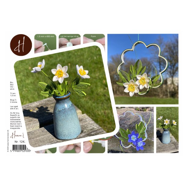 Instruktion Quilling Anemone