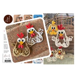 Instruktion Quilling Hne og Kylling