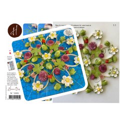 Instruktion Quilling Jordb�r Mandala (husk ogs� instruktion Jordb�r nr.12424)