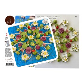 Instruktion Quilling Jordbr Mandala (husk ogs instruktion Jordbr nr.12424)