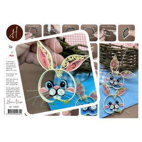 Instruktion Quilling Kaniner