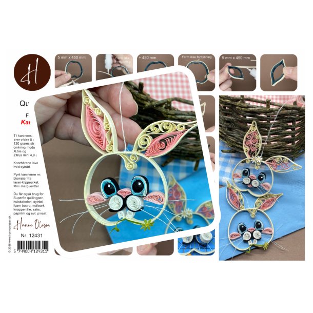 Instruktion Quilling Kaniner