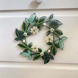 Instruktion Quilling Krans Britt Mari