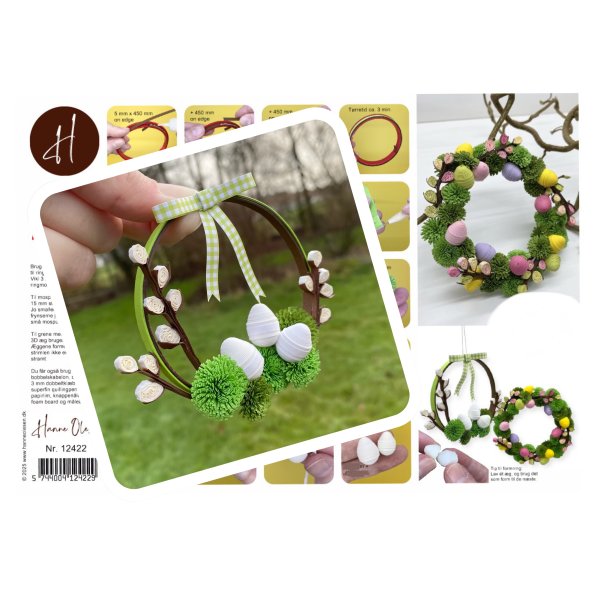 Instruktion Quilling P�skekrans