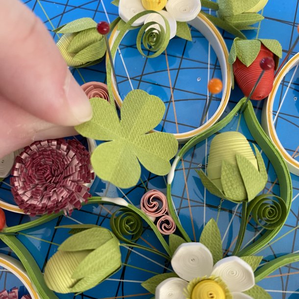 Instruktion Quilling Jordb�r Mandala (husk ogs� instruktion Jordb�r nr.12424)