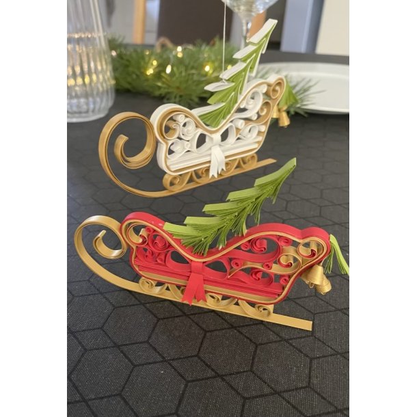 Instruktion Quilling Julekane