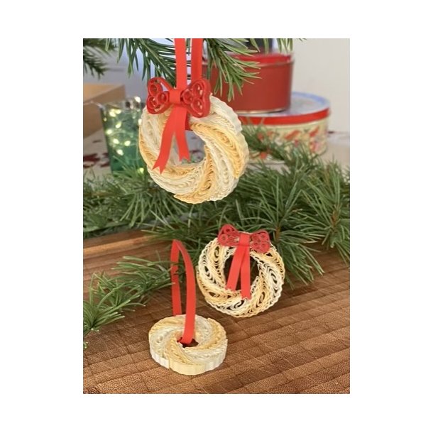 Instruktion Quilling Vaniljekrans med sljfe