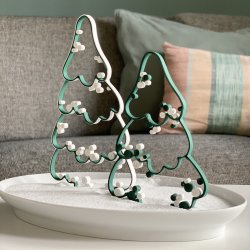 Ide-side Quilling Juletr�er (med trin for trin fotos) 