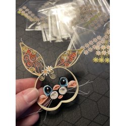 Laser-klippeark mini marguritter