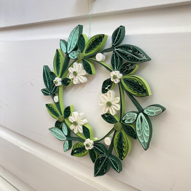 Instruktion Quilling Krans Britt Mari