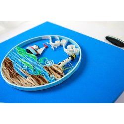 Hfte Quilling Landscapes Sea