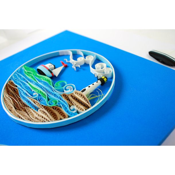 Hfte Quilling Landscapes Sea